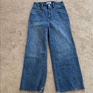 PAIGE Dark Blue Flare Jeans